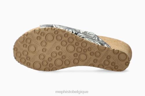 des sandales Mephisto Lisane argent femmes X82678