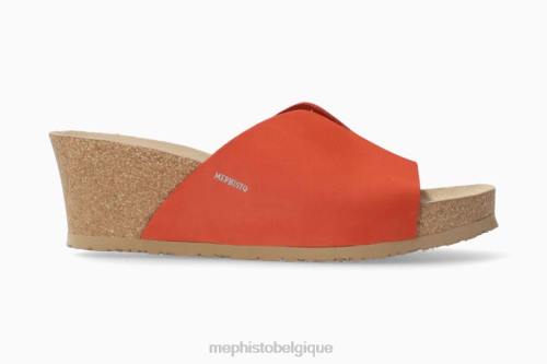 des sandales Mephisto Lisane corail femmes X826393