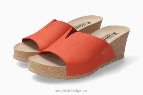 des sandales Mephisto Lisane corail femmes X826393