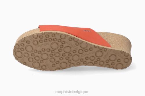 des sandales Mephisto Lisane corail femmes X826393