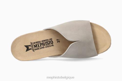 des sandales Mephisto Lisane gris clair femmes X826214