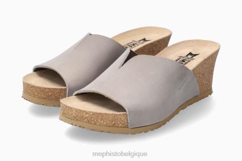 des sandales Mephisto Lisane gris clair femmes X826214