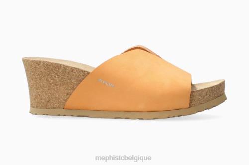 des sandales Mephisto Lisane orange femmes X82667