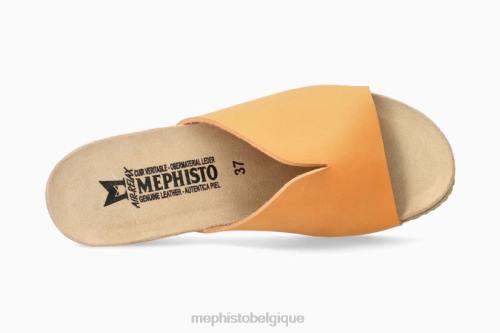 des sandales Mephisto Lisane orange femmes X82667