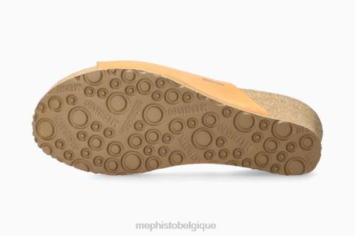 des sandales Mephisto Lisane orange femmes X82667