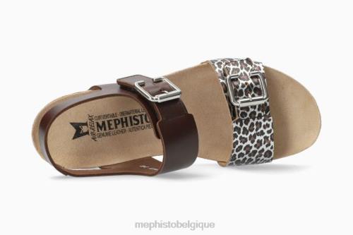 des sandales Mephisto Lissandra châtaigne femmes X826212