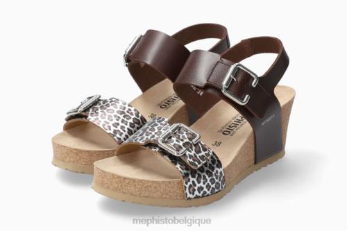 des sandales Mephisto Lissandra châtaigne femmes X826212