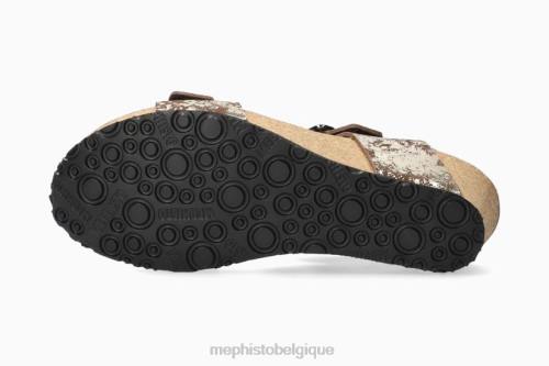 des sandales Mephisto Lissandra marron foncé femmes X826189