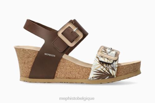 des sandales Mephisto Lissia marron foncé femmes X826124