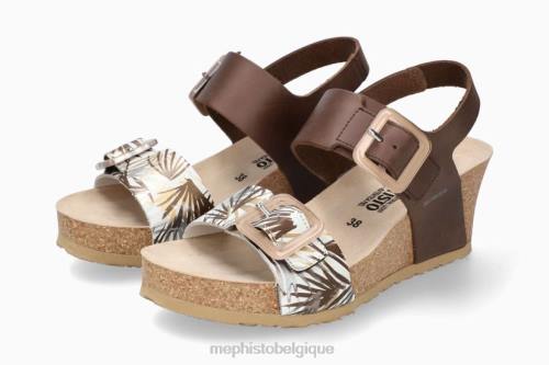 des sandales Mephisto Lissia marron foncé femmes X826124