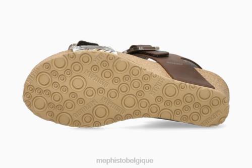 des sandales Mephisto Lissia marron foncé femmes X826124