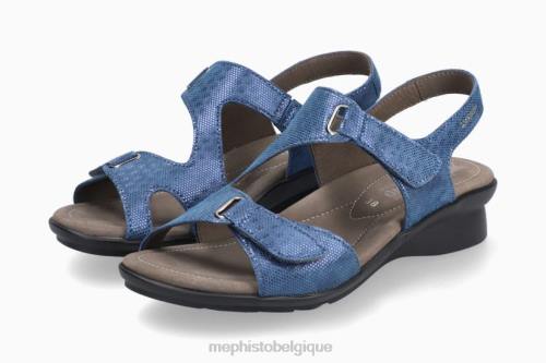 des sandales Mephisto Paris jean bleu femmes X826165