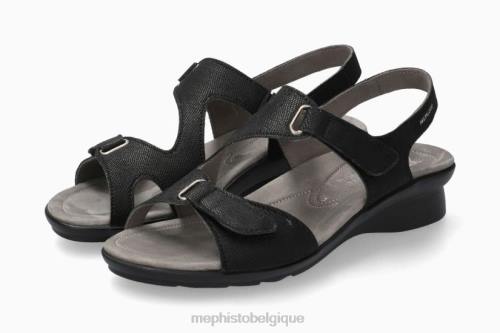 des sandales Mephisto Paris noir femmes X826122