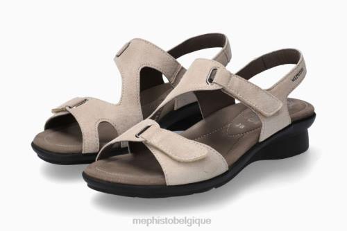 des sandales Mephisto Paris taupe clair femmes X826162
