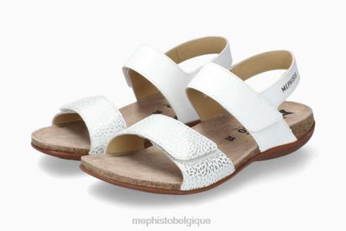 des sandales Mephisto agave blanc femmes X826136