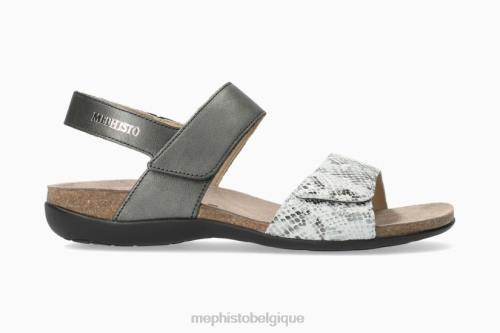 des sandales Mephisto agave gris foncé femmes X826395