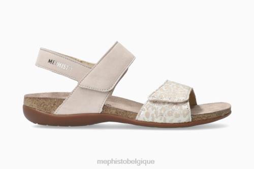 des sandales Mephisto agave sable clair femmes X826223