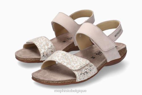 des sandales Mephisto agave sable clair femmes X826223