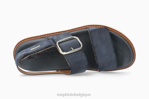 des sandales Mephisto belona jean bleu femmes X8261