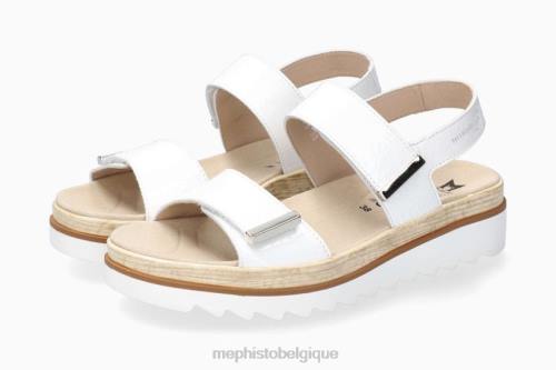 des sandales Mephisto dominique blanc femmes X826184