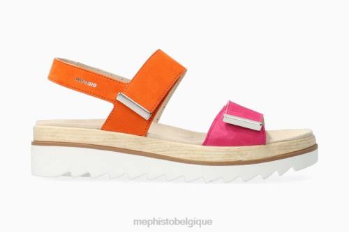 des sandales Mephisto dominique fuchsia femmes X82625