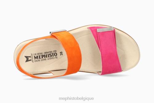 des sandales Mephisto dominique fuchsia femmes X82625