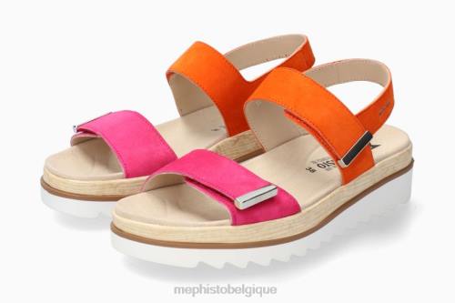 des sandales Mephisto dominique fuchsia femmes X82625