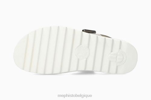 des sandales Mephisto dominique gris clair femmes X82627