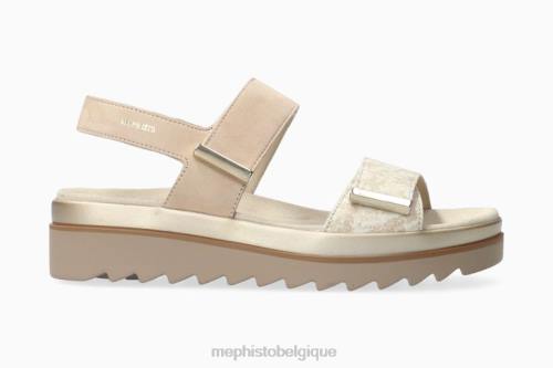 des sandales Mephisto dominique sable clair femmes X82626