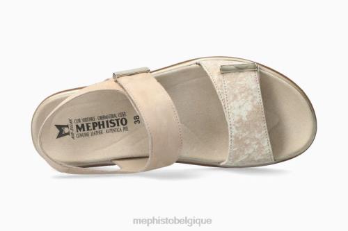 des sandales Mephisto dominique sable clair femmes X82626