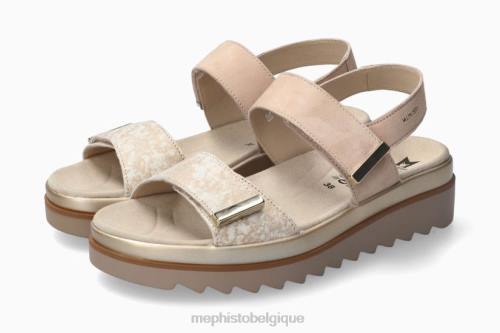 des sandales Mephisto dominique sable clair femmes X82626