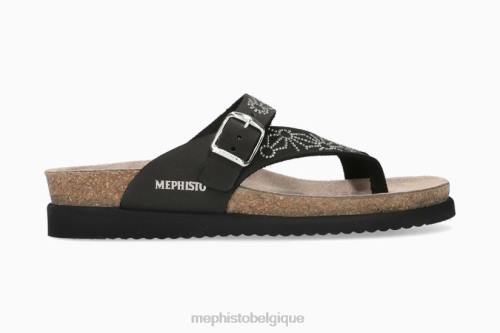 des sandales Mephisto enfer étincelle noir femmes X826383