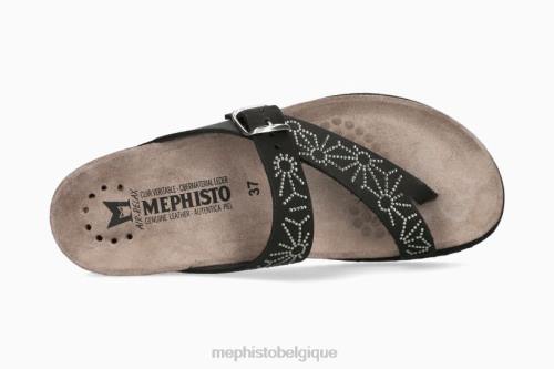 des sandales Mephisto enfer étincelle noir femmes X826383