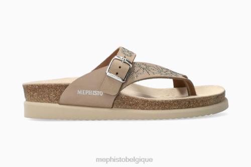 des sandales Mephisto enfer étincelle taupe clair femmes X826384