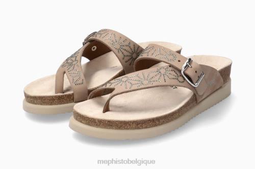 des sandales Mephisto enfer étincelle taupe clair femmes X826384