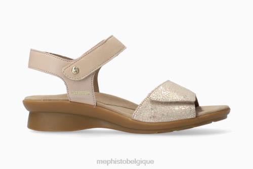 des sandales Mephisto galette taupe clair femmes X826177