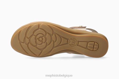 des sandales Mephisto galette taupe clair femmes X826177
