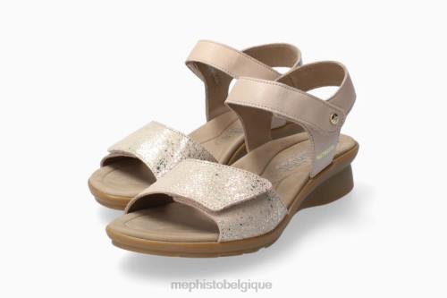 des sandales Mephisto galette taupe clair femmes X826177