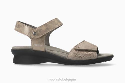 des sandales Mephisto galette taupe foncé femmes X826167