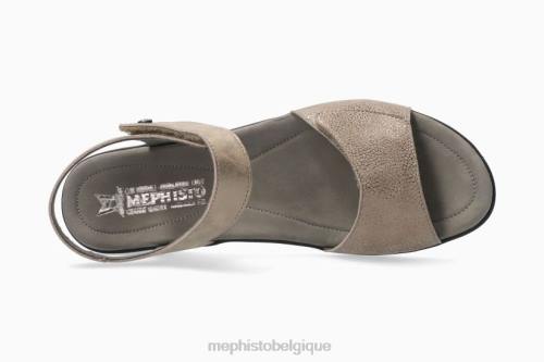 des sandales Mephisto galette taupe foncé femmes X826167