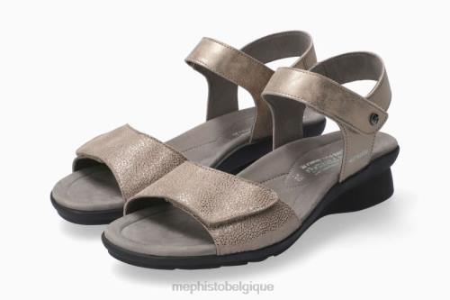 des sandales Mephisto galette taupe foncé femmes X826167