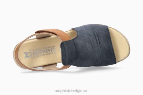 des sandales Mephisto galiane jean bleu femmes X82653