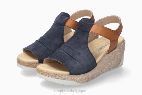 des sandales Mephisto galiane jean bleu femmes X82653