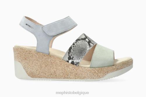 des sandales Mephisto gianna amande verte femmes X826182