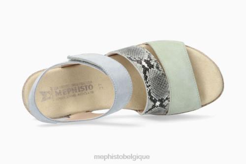 des sandales Mephisto gianna amande verte femmes X826182