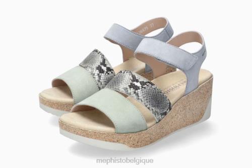 des sandales Mephisto gianna amande verte femmes X826182