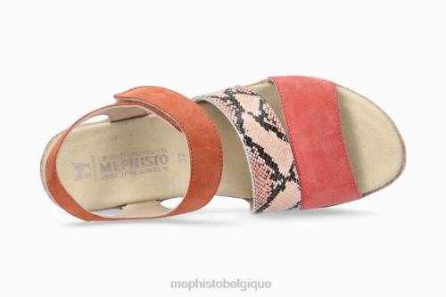 des sandales Mephisto gianna corail femmes X826183