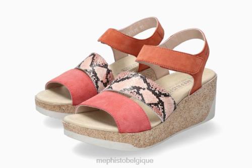des sandales Mephisto gianna corail femmes X826183