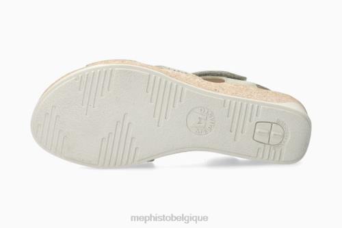 des sandales Mephisto gianna kaki clair femmes X826173