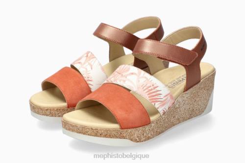 des sandales Mephisto gianna noix de coco femmes X826174
